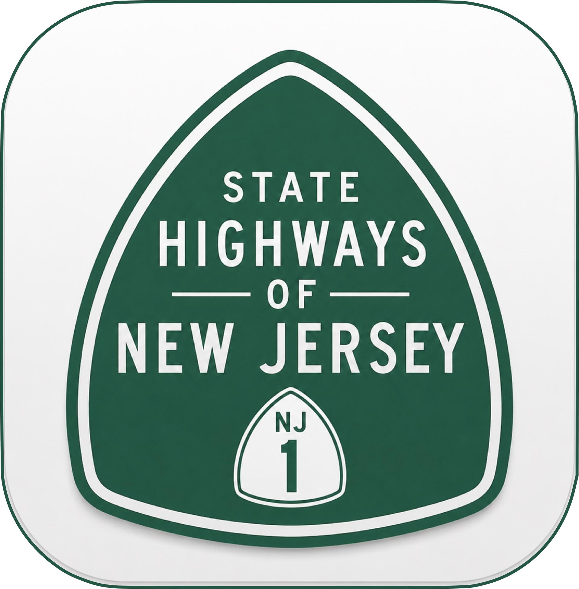 New Jersey highways icon